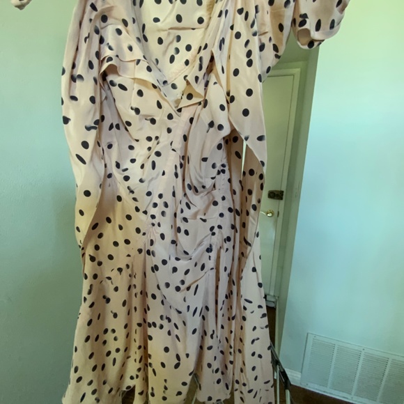 SONIA RYKIEL Silk Polka Dot Dress - Picture 4 of 11